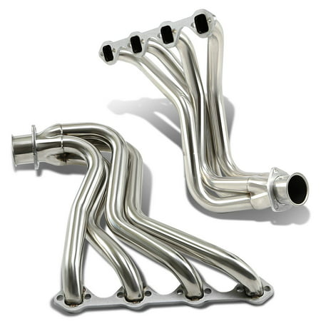 Ford Street Rod Small Block 4-1 Design 2-PC Stainless Steel Exhaust Header (Best Exhaust For V Rod Muscle)