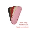thumbnail image 2 of Bolso de cuero Productos de hardware de fondo Accesorios de bolso tejido a mano DIY PU30 * 10 Fondo ovalado, 2 of 5