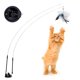 thumbnail image 2 of Varita para gato Timcorr juguete de alambre Pluma falsa juguete de ingenio para gatos con ventosa, 2 of 8