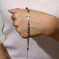 thumbnail image 6 of Cross Bracelet for Women, Christian Gifts for Women, Confirmation Baptism Easter Gifts, Unique Gift for Friends Daughter Mom Sister in Christ Niece on Birthday Christmas, 6 of 6