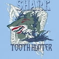 thumbnail image 3 of CafePress - SHARK TOOTH HUNTER Light T Shirt - Light T-Shirt - CP, 3 of 4