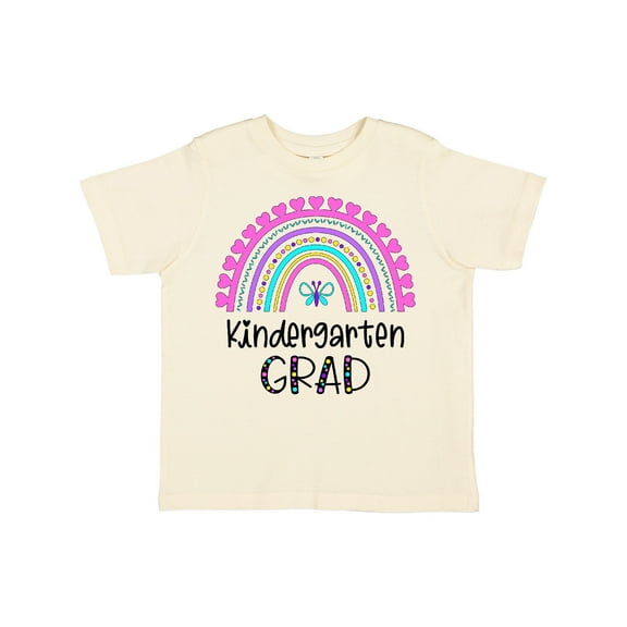 Inktastic Kindergarten Grad Graduation Rainbow Boys or Girls Toddler T-Shirt