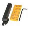 thumbnail image 4 of Soporte de herramienta de torneado de torno 10 piezas de inserciones de en caja + en L Macarena Porta tornos de torneado, 4 of 8
