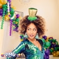 thumbnail image 7 of PMU Mardi Gras Mini Metallic Top Hat Headband (12/pkg) Pkg/1, 7 of 7