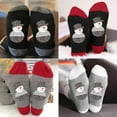 thumbnail image 4 of Spring Savings Clearance!Matching Family Christmas Socks Slippers,Men Gifts Under $5 Dollars Socks,Christmas Socks for Women,Thermal Cotton Breathable Socks Cozy Work Socks, 4 of 4