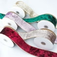 thumbnail image 4 of Namzi Ribbons 1 Roll Vintage Velvet Ribbon,Gift Wrapping Ribbon, Christmas Decor Ribbon for Holiday Crafts & Gift Packaging (10 Yards, 2.48inch Width),Beige, 4 of 4