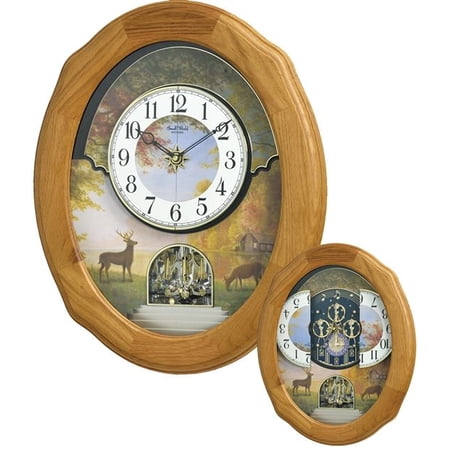 Rhythm Clocks Joyful Sunset Clock