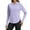 Purple, variant on Women's Sport T-Shirt Solid Color Quick-Dry Yoga Running Sun Protection Casual Tee