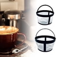 thumbnail image 2 of Geemin User Friendly Coffee Filter Unique Strainer For 4 or 10 Cup Basket Style Brews, 2 of 8