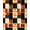 Orange Black Cream, Pattern 17, variant on Design&I 8'x10' Washable Area Rug Tan Navy Basketball Court Design Playful Hoops Motif with Bold Center Icon for Living Room, Family Extra Large Skid-Resistant Low Profile