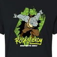 thumbnail image 3 of Teenage Mutant Ninja Turtles - Rocksteady Character  - Juniors Cropped Cotton Blend T-Shirt, 3 of 5