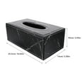 thumbnail image 4 of Arborister Black Marble Design Tissue Box Holder for Home & Office, 4 of 10