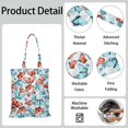 thumbnail image 5 of Watercolor Butterfly Floral Canvas Tote Bag – Romantic Nature-Inspired Reusable Cotton Shopping Bag with Artistic Fantasy Garden & Starry Sky Design for Women, Teens, Aesthetic Gift Lovers, 5 of 7