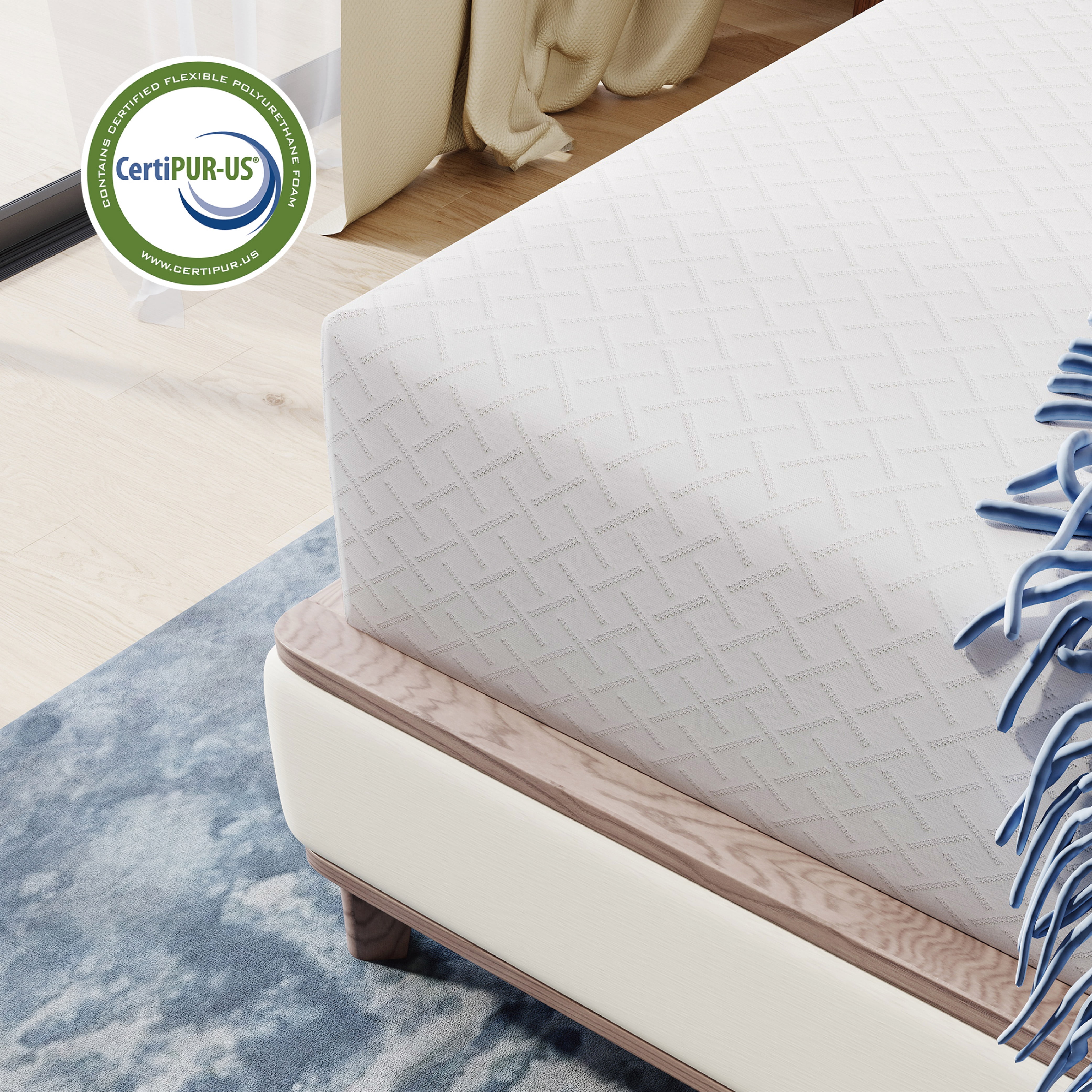 Arctus 8 inch Memory Foam Mattress, Full Size Mattress in a Box, Medium Firm