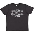 thumbnail image 3 of Inktastic Let The Adventure Begin with Camping Tent and Mountains Youth T-Shirt, 3 of 5