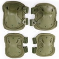 thumbnail image 3 of Adjustable Knee Guard EVA, Anti-Slip for Hunting, Hiking, Riding, Shooting Games - OD Green, 3 of 8