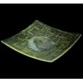 thumbnail image 3 of Meyda Tiffany 114431 14" Square Lemon Fused Glass Plate - Yellow, 3 of 3
