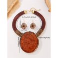 thumbnail image 4 of Estilo Bohemio Vintage, Conjunto de Colgantes y Pendientes de Alambre de Aluminio Rotos, Regreso a la Escuela, Accesorios para Cosplay, Fiesta, Regalo, 4 of 4