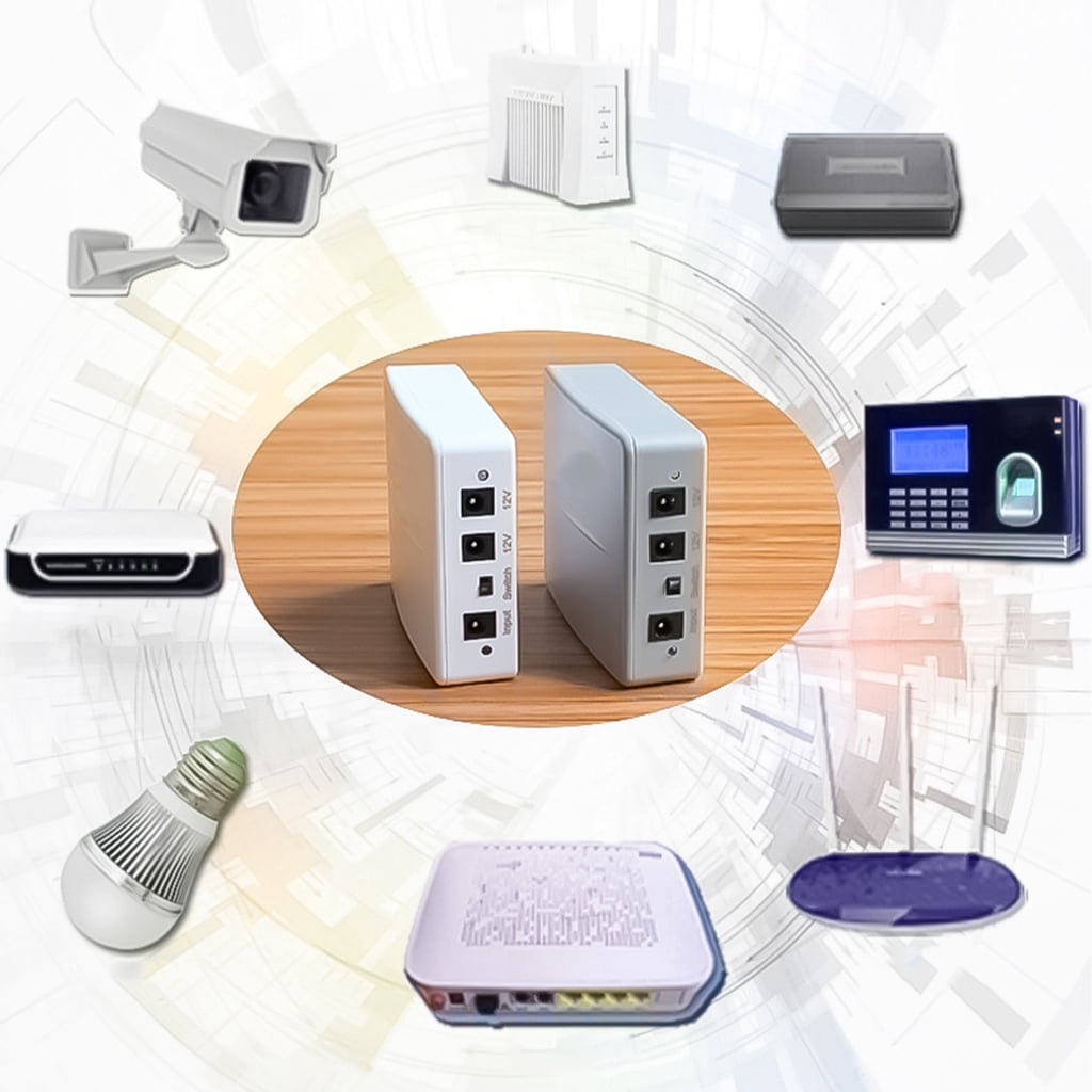 WINDLAND Uninterruptible Power UPS with DC12V Port for Stable Connectivities Battery