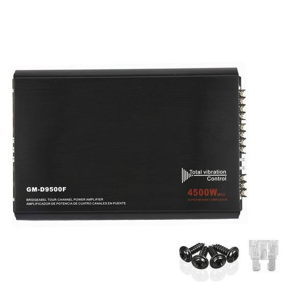 Amplificador de potencia para coche YaeCCC, 4 canales, 4500 W, clase A/B, estéreo