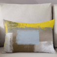 thumbnail image 3 of Yellow Brown Throw Pillow Cover 20 x 30 Inch Decorative Pillow Cover Abstract Blue White Vintage Oil Painting Lumbar Pillowcase Seasonal Rectangle Cushion Case for Couch Sofa Bed Living Room, 3 of 7