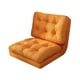 thumbnail image 2 of Sofá cama plegable con respaldo ajustable, fácil de limpiar, sillón interior, asiento de suelo para adultos y niños, sala de estar interior naranja, 2 of 8