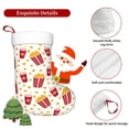 thumbnail image 5 of Balery Popcorn Pattern Christmas Stockings with Initials, 18" Large Knit Christmas Stocking,Xmas Stocking for Kids, Holiday and Family Stocking, 5 of 7