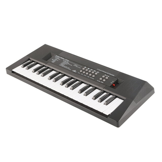 Teclado De Piano, Teclado Portátil, Función De Grabación De Micrófono De 37 Teclas, Juguetes De Enseñanza De Música Para Niños, Fuente De Alimentación Dual Para Niños