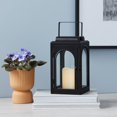 thumbnail image 3 of FRAÎCHE Spring Small Outdoor Metal Lantern, 10-in, 3 of 6