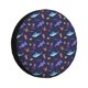 thumbnail image 1 of Fotbe Cute Shark Funda de Llanta de Repuesto con Estampado, Engrosada, Ajuste Universal para Jeep, Remolque, RV, SUV, Camión-17 inch, 1 of 6