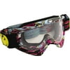 Black Pink Blue/Clear Dragon MDX Migraine Youth Goggles Dirt Bike Motocross Gogg