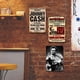 thumbnail image 5 of Placa Metal Vintage Johnny Cash Pintura Hierro Rectangular 20x30cm 3 Uds., 5 of 9
