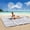 Black Blue With Stake, variant on Picnic Blankets Beach Blanket, 80''x80'' Extra Large Thick 3-Layers, Sandproof Machine Washable Waterproof Foldable Oversized XL Outdoor Mat, for Camping, Park, Travel, Grass(Blue White Stripe)