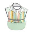 thumbnail image 2 of Hirioo Books for Baby Waterproof Pocket Bib Adjustable Closed for Babies Toddlers with Large Pocket 6-24Months, 2 of 8