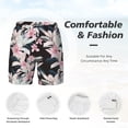 thumbnail image 5 of Balery Orchids Flowers Mens Swim Trunks Swim Shorts for Men Quick Dry Inseam Beach Shorts with Compression Liner Pocket-X-Large, 5 of 9