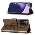 thumbnail image 5 of Dteck Wallet Case for Samsung Galaxy Note 20 Ultra with Kickstand Card Slot Holder Magnetic Clasp Phone Cover, Shining Diamond PU Leather Bracket Shockproof Wrist Strap Flip Folio Case,Gray, 5 of 10