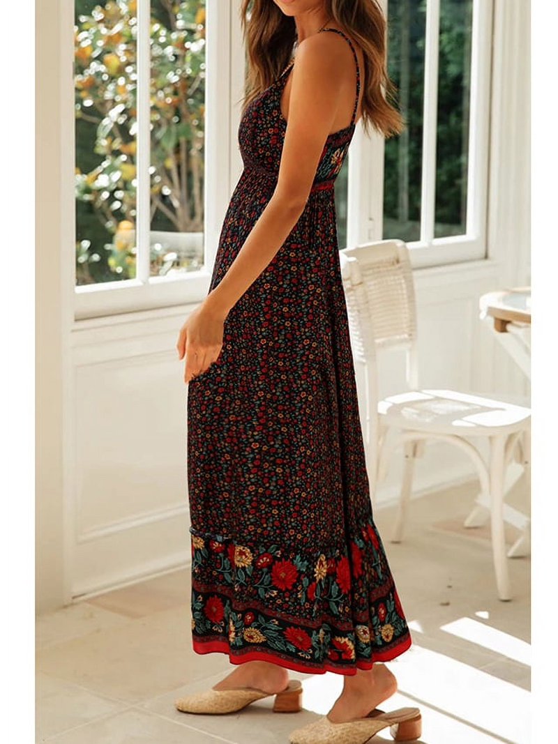 black cami maxi dress Sleek Scoop Cami Maxi Dress