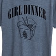 thumbnail image 3 of Instant Message - Girl Dinner Chinese Takeout - Women's Short Sleeve Graphic T-Shirt, 3 of 6