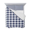 thumbnail image 7 of Navy Blue White Plaid Twin Size Down Alternative Comforter, Lightweight Comforter Quilt Bedding Set with Pillow Shams Farmhouse Checkered Buffalo All Seasons Bed Comforter Duvet Insert 68"x86", 7 of 7
