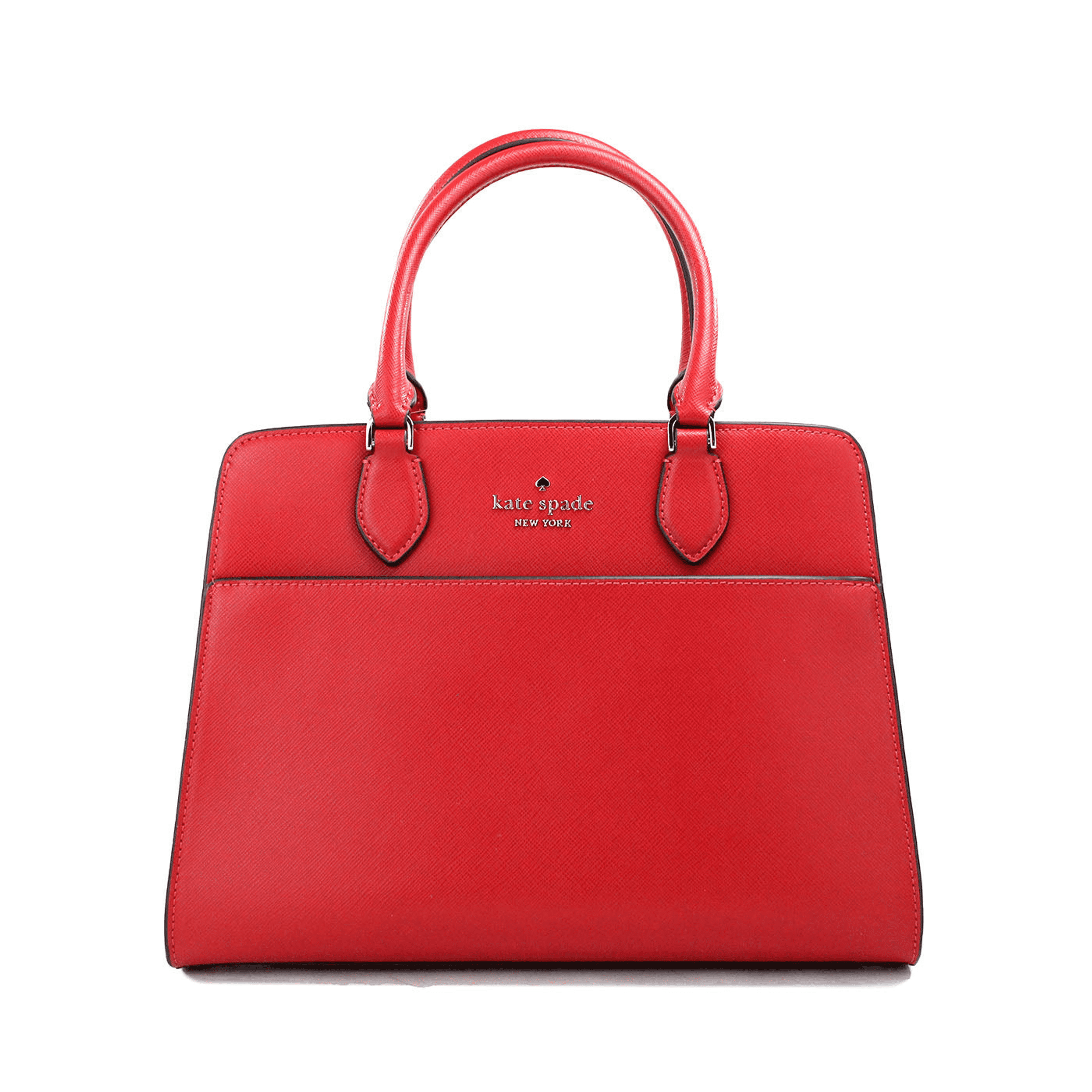 Michael Kors Mercer Medium Handbag - Bright Red Pebble Leather