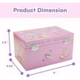 Jewelkeeper's Swan Lake Ballerina Jewelry Box Musical Organizer with