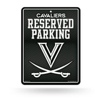 Virginia University - Carbon Fiber Design - Metal Parking Sign
