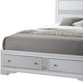 thumbnail image 3 of Simple Relax White Queen Bed with Storage, 3 of 7