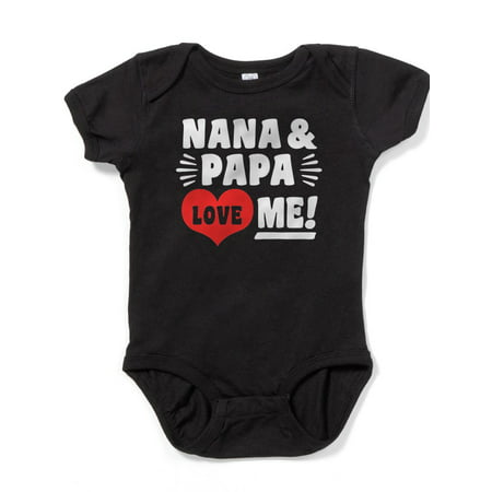CafePress - Nana And Papa Love Me - Cute Infant Bodysuit Baby