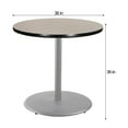 thumbnail image 5 of Hampden Furnishings Bennet Collection Steel Frame 36" Round Top, Round Base, 36" Height, Cafe Table Grey Frame/Grey Nebula Top, 5 of 5