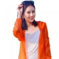 thumbnail image 1 of Veste à Capuche Protection Solaire UPF 50+ pour Femmes Légère à Manches Longues avec Poche Randonnée Extérieure, 1 of 9