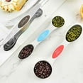 thumbnail image 3 of 100Fens Magnetic Measuring Spoons Set Double-Headed Kitchen Spoon Stackable Teaspoon For Measuring Dry&Liquid Ingredients, 3 of 11