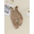 thumbnail image 3 of Meihuid Baby Toddler Knit Overalls Infant Sleeveless Solid Color Bib Pants, 3 of 9