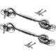 thumbnail image 4 of Cabin Hooks Stainless Steel Hook And Eye Cabin Hook And Eye With Screw 6 In., 4 of 4