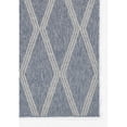 thumbnail image 2 of Momeni Hampton Geometric Blue Indoor Outdoor Rug 2'7" X 7'6" Runner, 2 of 6